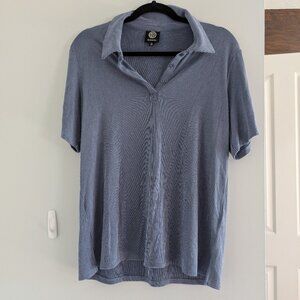 Bobeau Nazirah Collared Knit Top